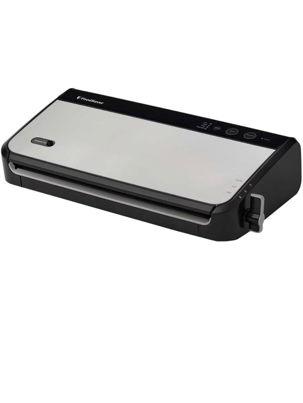FoodSaver Vacuum Sealer Machine in Black and Silver